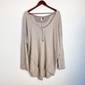 We The Free People Pullover Long Sleeve Top Size Large